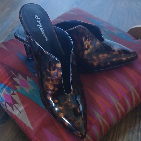 Jeffrey Campbell Shoes - Jeffrey Campbell SALTAIRE Tortoiseshell Mules 8.5